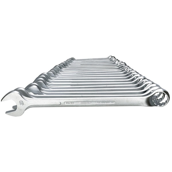 Combination Wrench Set, 20 pcs., 8-32mm, SAE or Metric: Metric